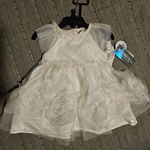 Elegant White Kids Formal Dress